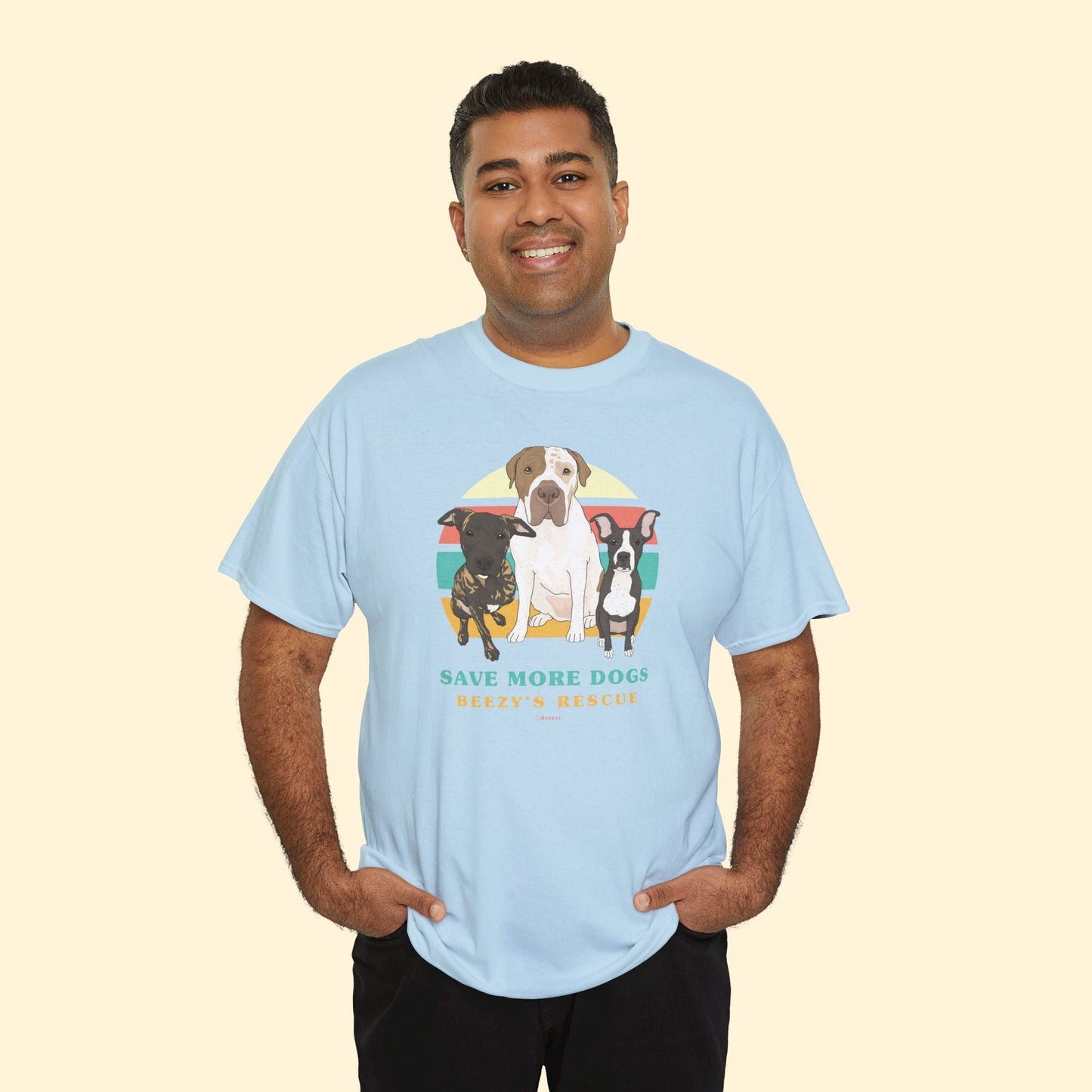 Beezy's Rescue | FUNDRAISER | Unisex T-shirt - Detezi Designs - 32366638359792678005