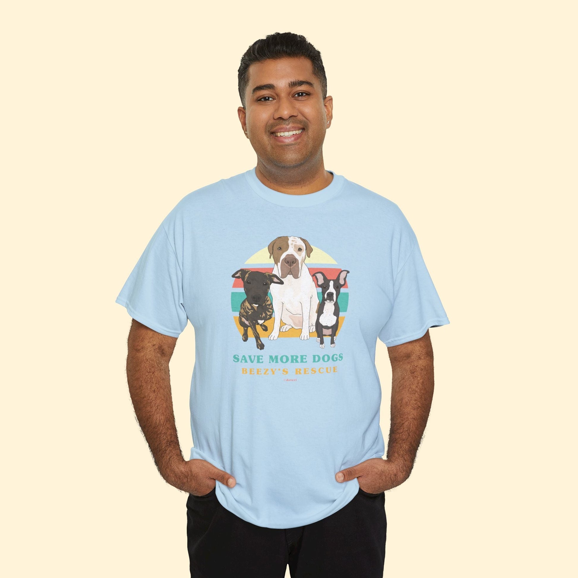 Beezy's Rescue | FUNDRAISER | Unisex T-shirt - Detezi Designs - 32366638359792678005