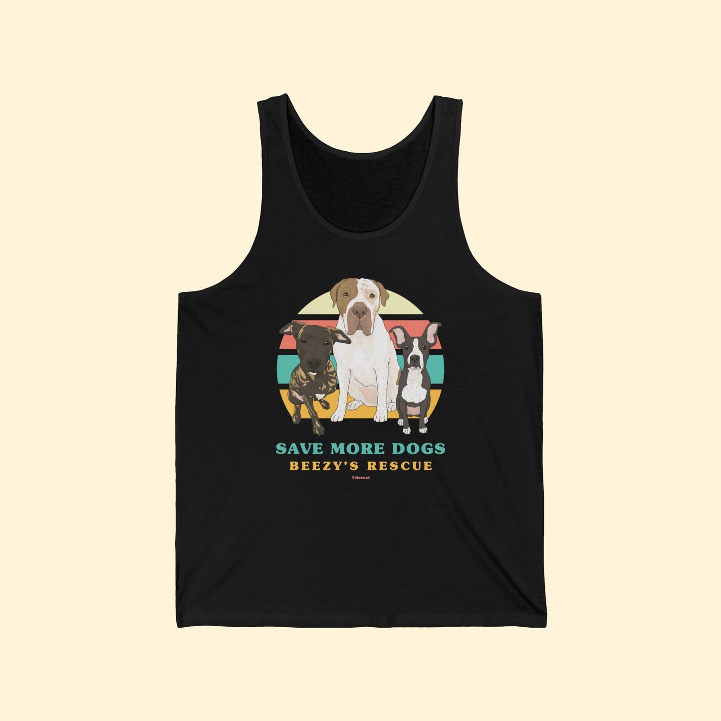 Beezy's Rescue | FUNDRAISER | Unisex Tank - Detezi Designs - 68638896793978644191