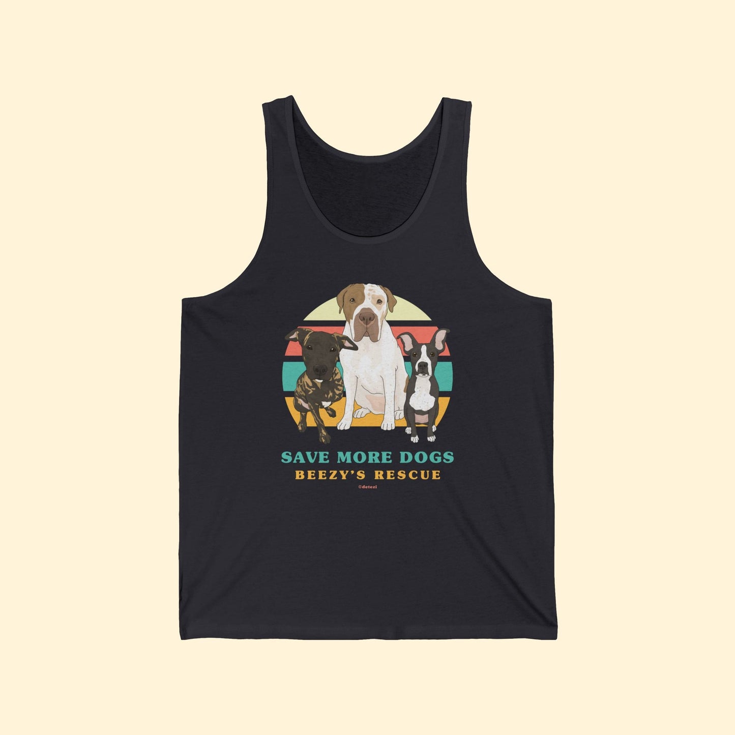 Beezy's Rescue | FUNDRAISER | Unisex Tank - Detezi Designs - 96949444931038805317