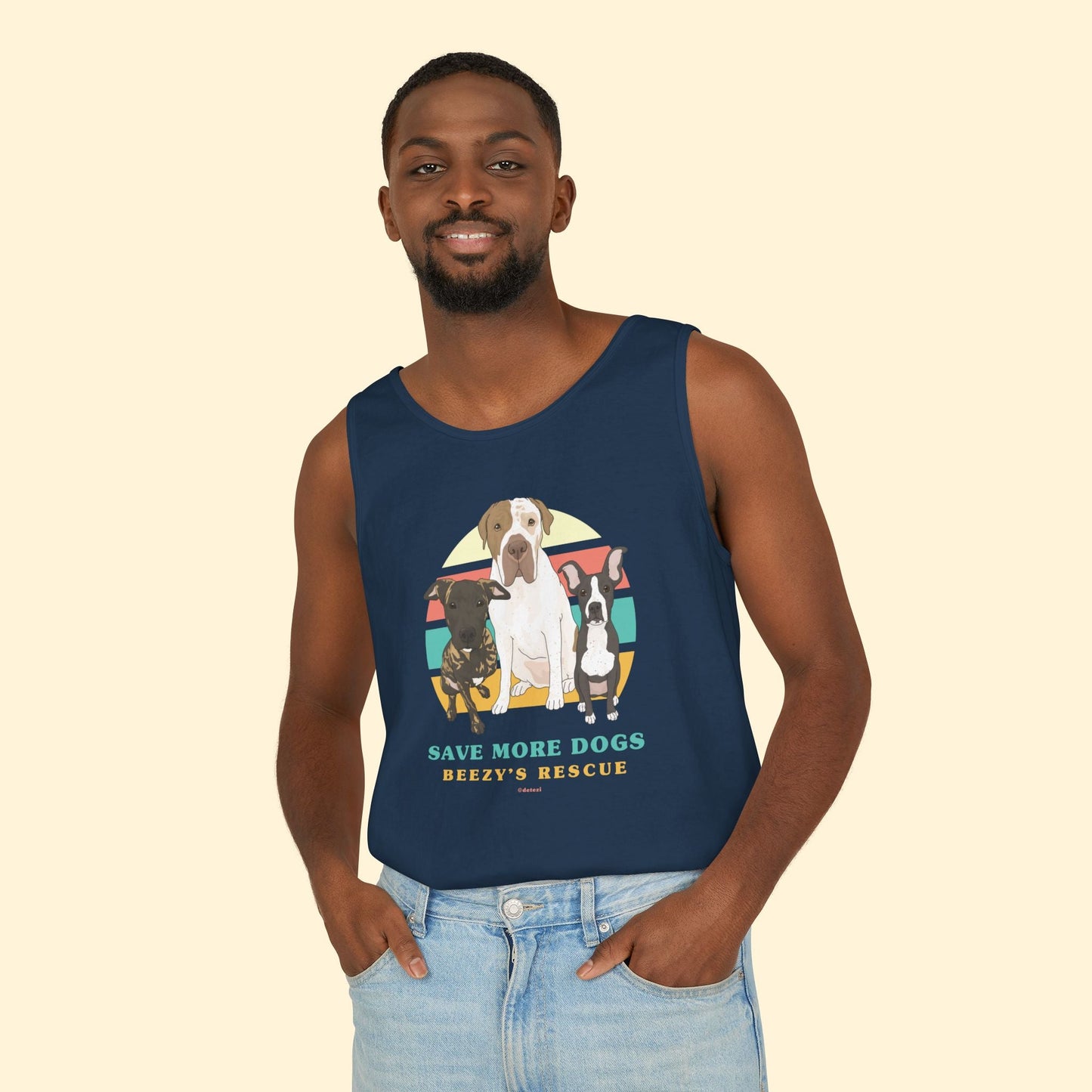 Beezy's Rescue | FUNDRAISER | Unisex Tank Top - Detezi Designs - 30224096369698598423