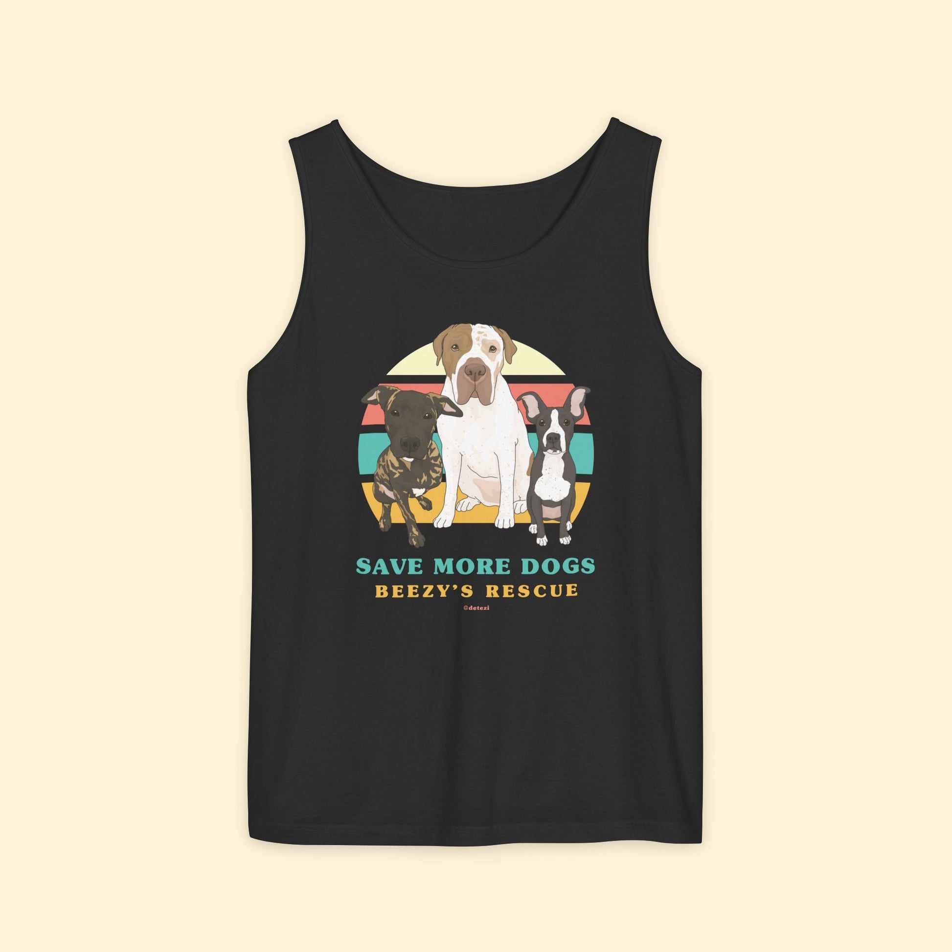 Beezy's Rescue | FUNDRAISER | Unisex Tank Top - Detezi Designs - 95769142413257267677