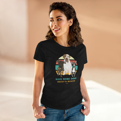 Beezy's Rescue | FUNDRAISER | Women's Midweight Cotton Tee - Detezi Designs - 31568894851914340365
