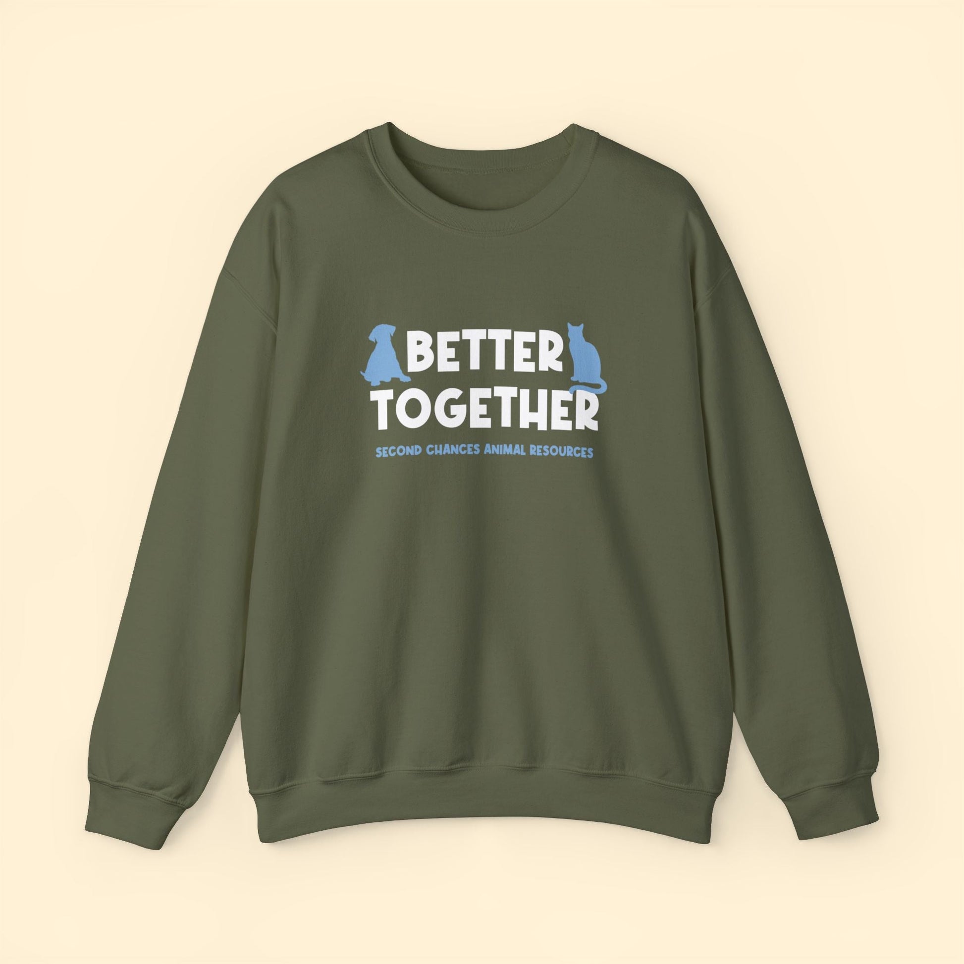 Better Together | FUNDRAISER for SCAR | Crewneck Sweatshirt - Detezi Designs - 10855289291397523527