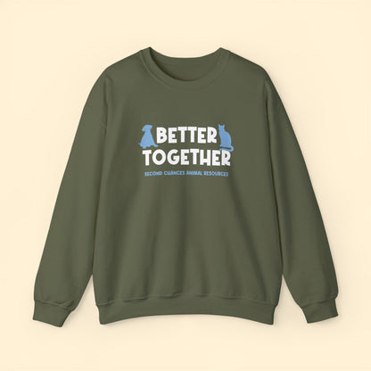 Better Together | FUNDRAISER for SCAR | Crewneck Sweatshirt - Detezi Designs - 10855289291397523527