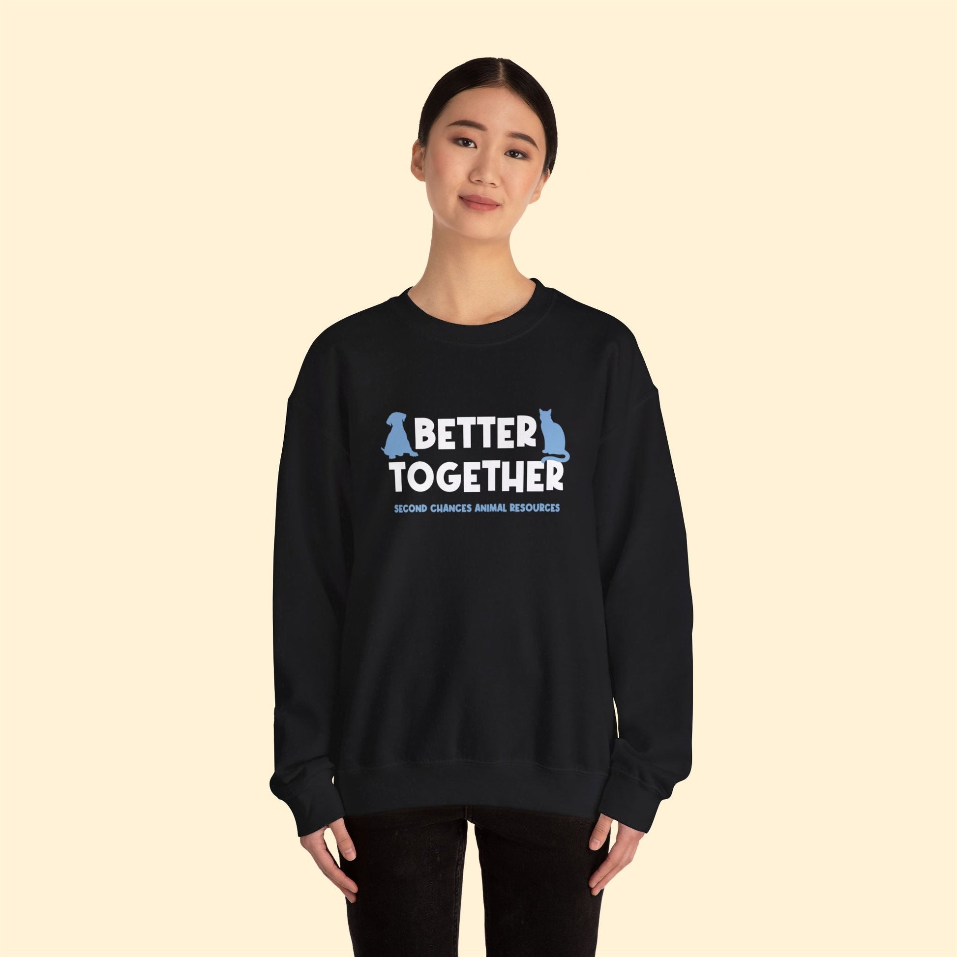 Better Together | FUNDRAISER for SCAR | Crewneck Sweatshirt - Detezi Designs - 10855289291397523527