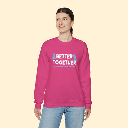 Better Together | FUNDRAISER for SCAR | Crewneck Sweatshirt - Detezi Designs - 10855289291397523527