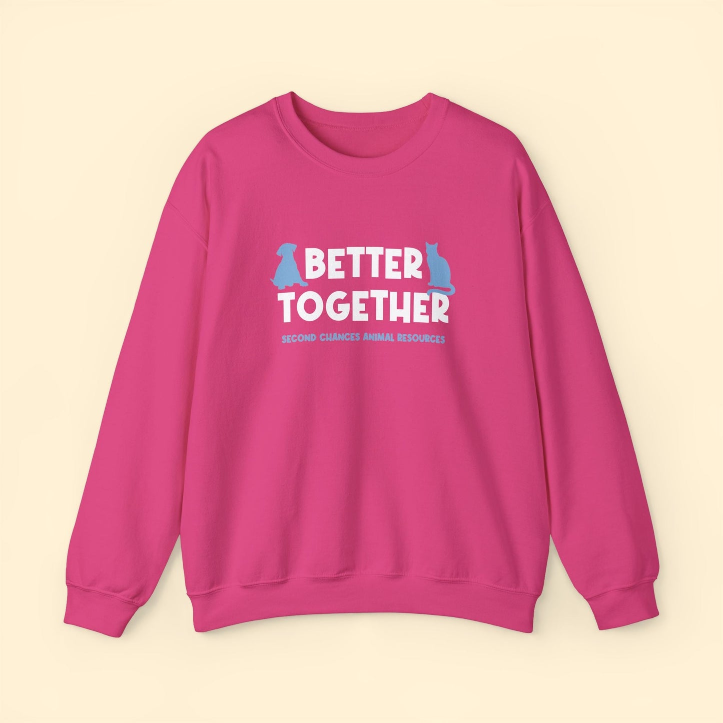 Better Together | FUNDRAISER for SCAR | Crewneck Sweatshirt - Detezi Designs - 19699513637667264455