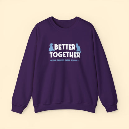 Better Together | FUNDRAISER for SCAR | Crewneck Sweatshirt - Detezi Designs - 23866899168380981122