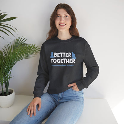 Better Together | FUNDRAISER for SCAR | Crewneck Sweatshirt - Detezi Designs - 28236839309285426445