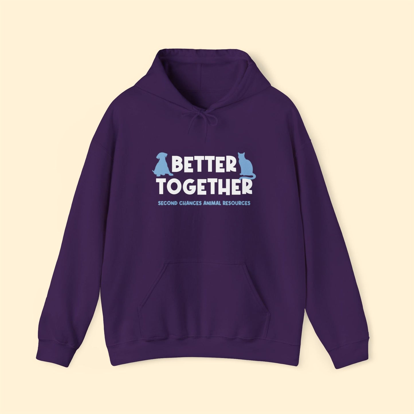 Better Together | FUNDRAISER for SCAR | Hooded Sweatshirt - Detezi Designs - 22127490576058153062