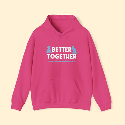 Better Together | FUNDRAISER for SCAR | Hooded Sweatshirt - Detezi Designs - 27236143747242574997