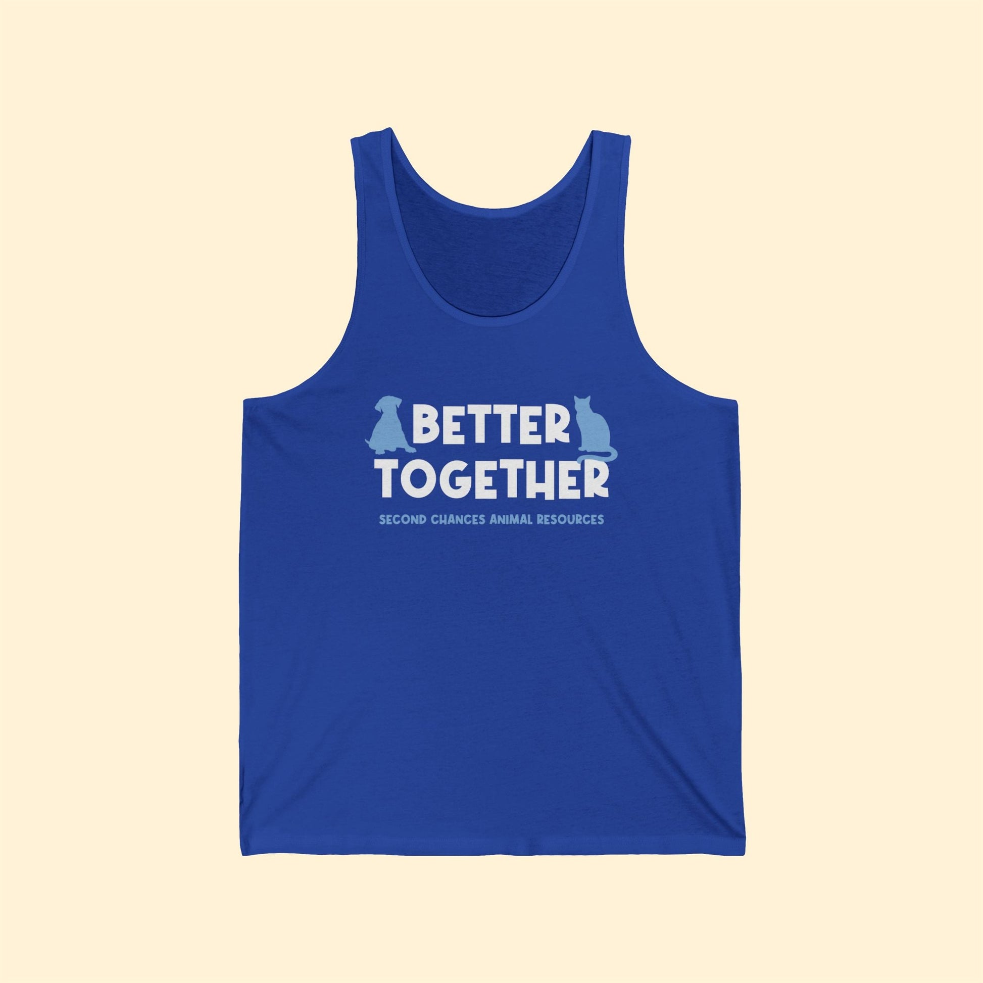 Better Together | FUNDRAISER for SCAR | Unisex Jersey Tank - Detezi Designs - 24433311379861027968