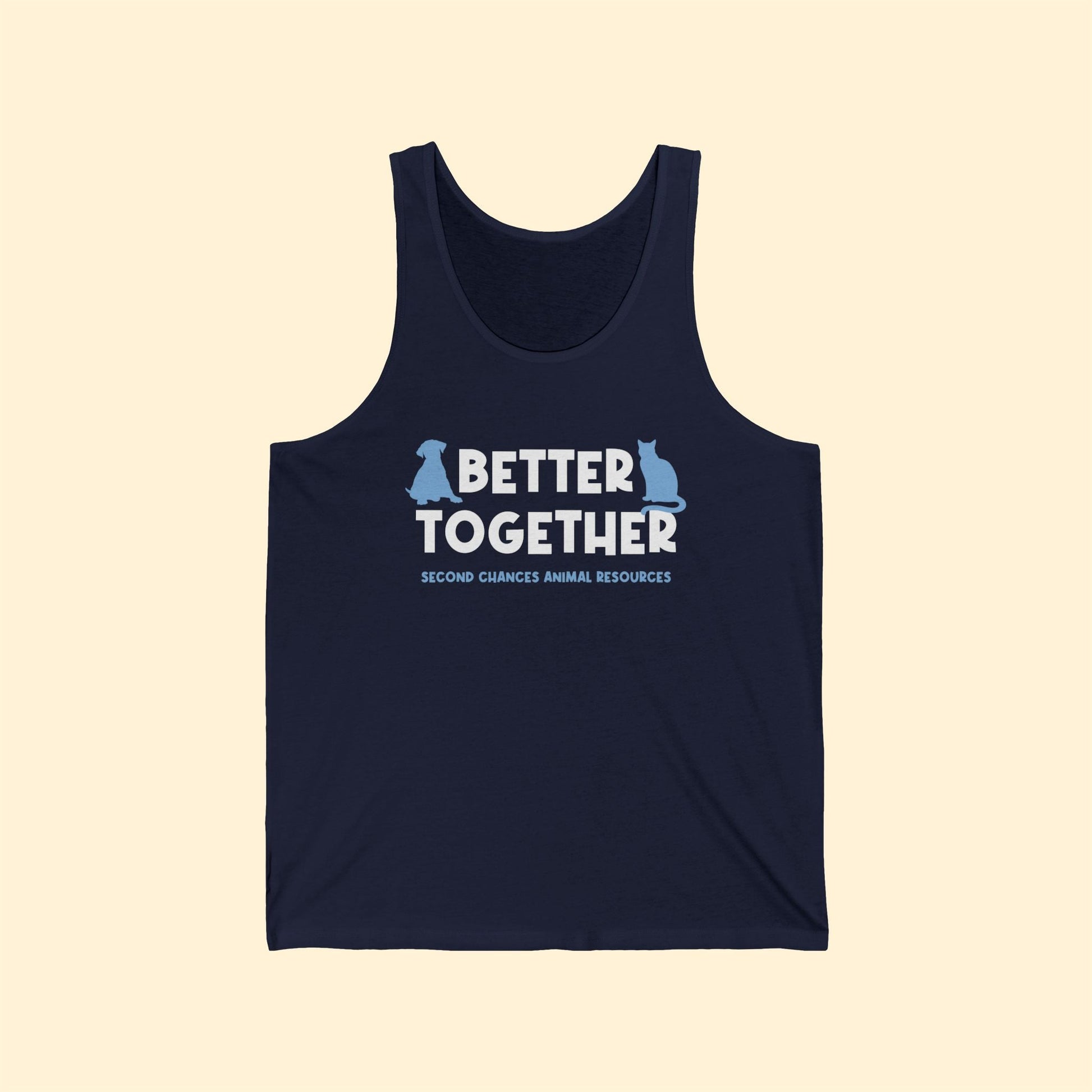 Better Together | FUNDRAISER for SCAR | Unisex Jersey Tank - Detezi Designs - 91392797993566322896