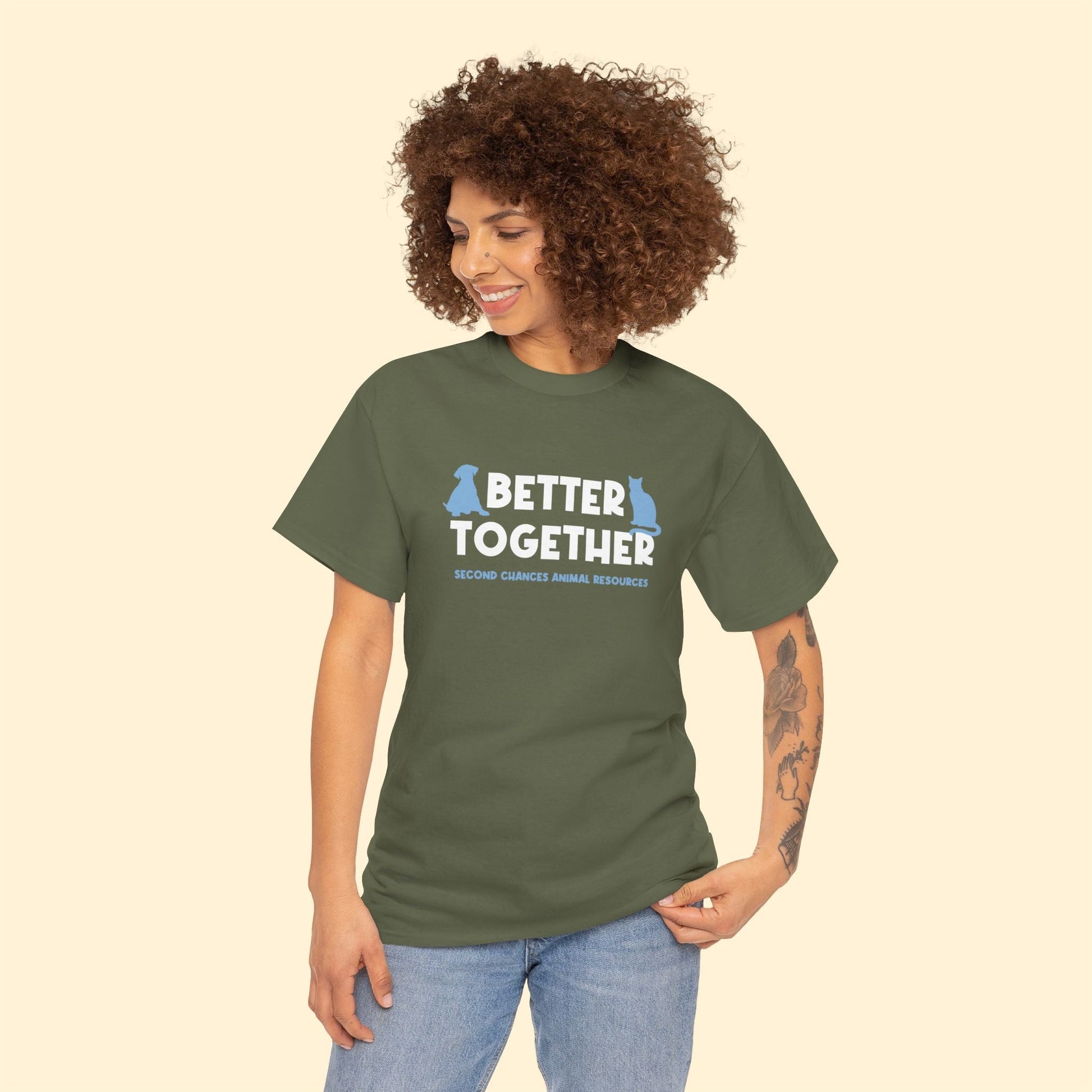 Better Together | FUNDRAISER for SCAR | Unisex T - shirt - Detezi Designs - 28779583968650273371