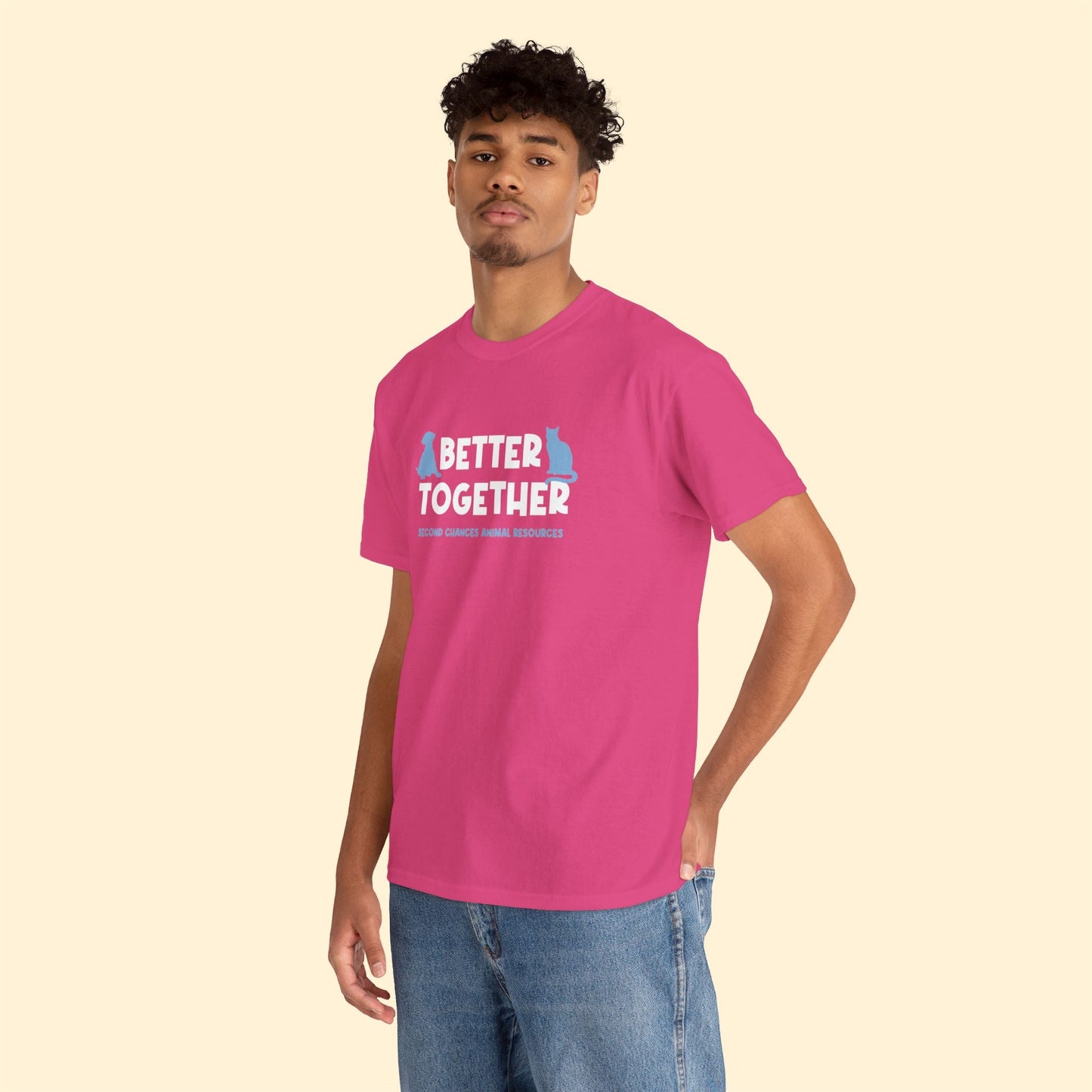 Better Together | FUNDRAISER for SCAR | Unisex T - shirt - Detezi Designs - 28779583968650273371