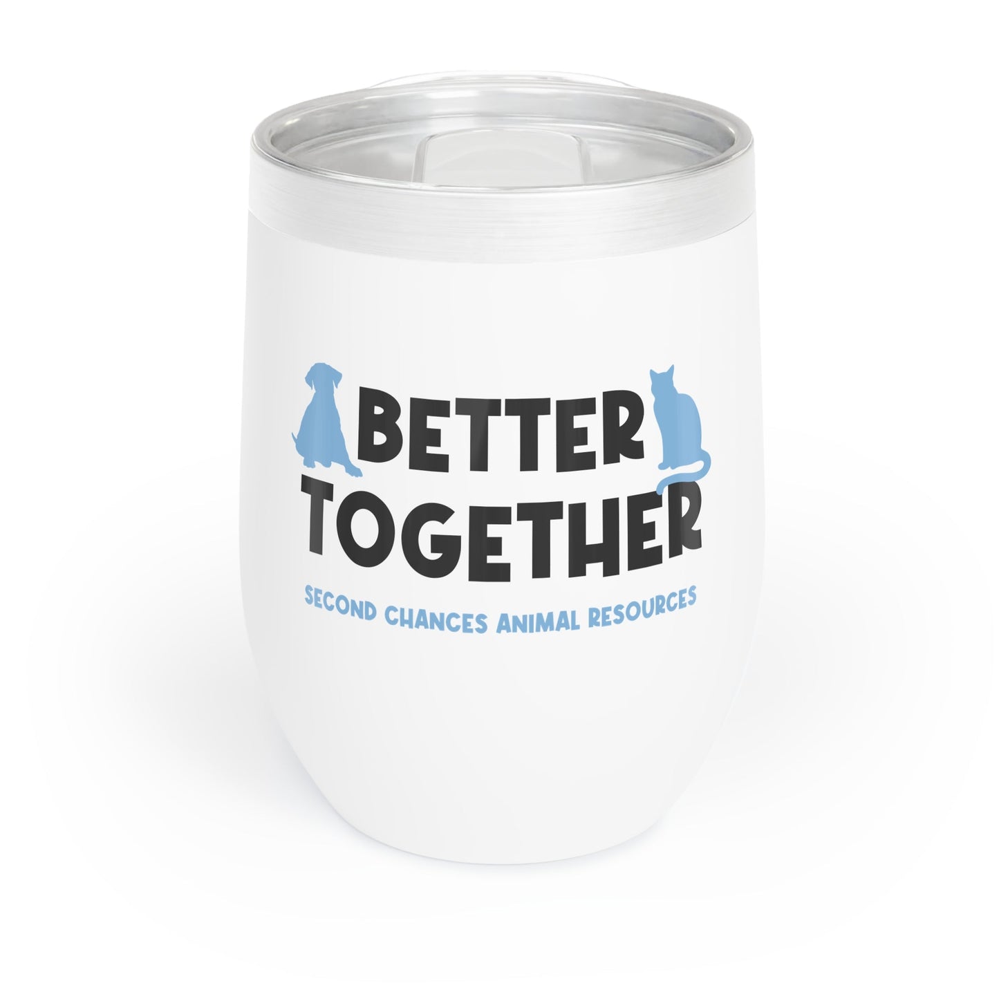 Better Together | FUNDRAISER for SCAR | Wine Tumbler - Detezi Designs - 22209979172916824311