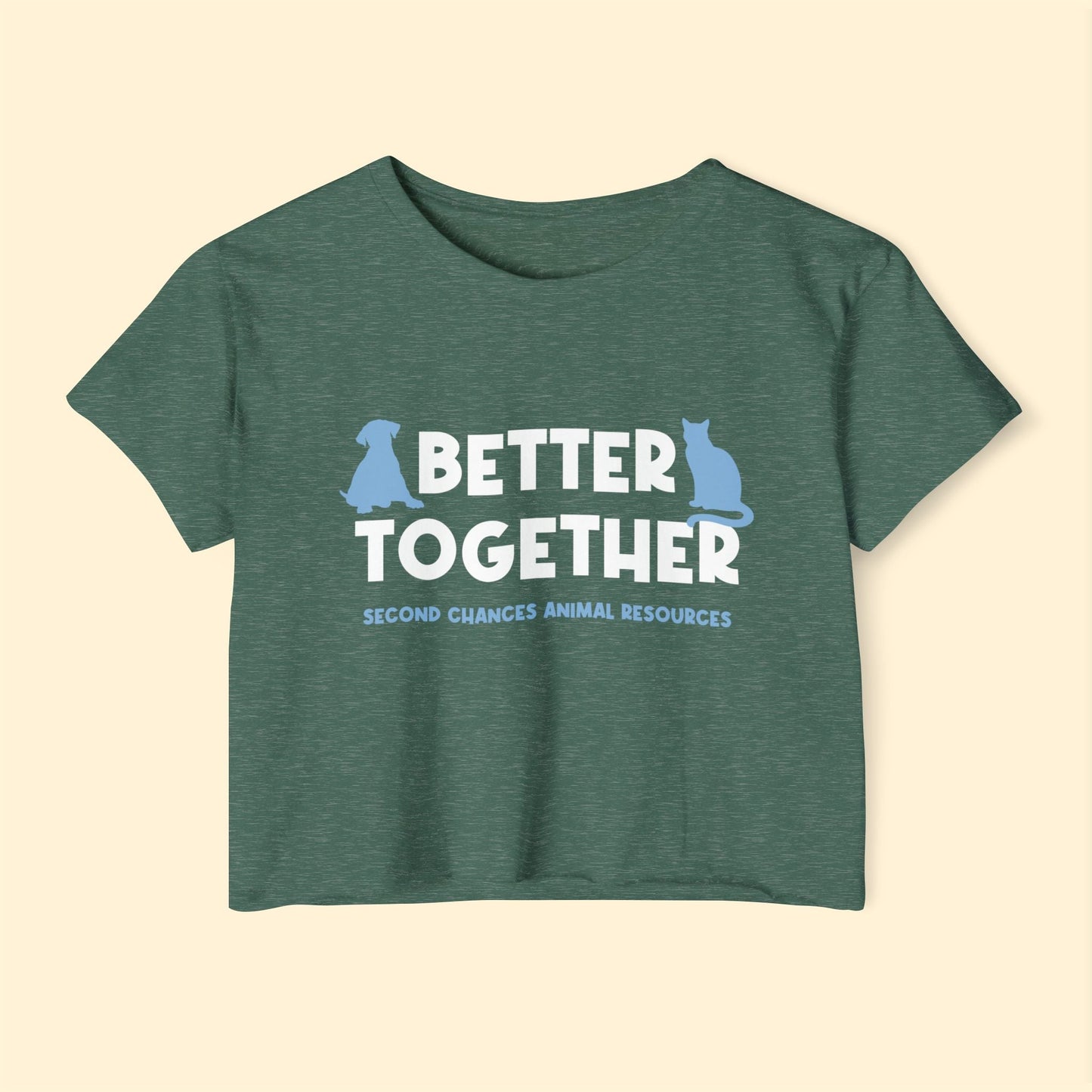 Better Together | FUNDRAISER for SCAR | Women's Festival Crop Top - Detezi Designs - 10073356528005014014