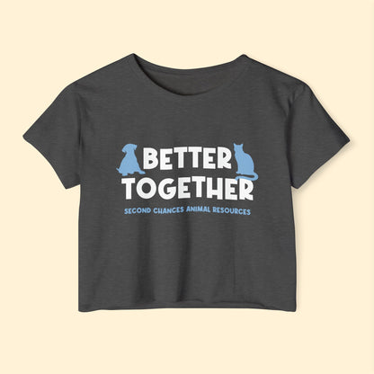 Better Together | FUNDRAISER for SCAR | Women's Festival Crop Top - Detezi Designs - 22615566987006211879