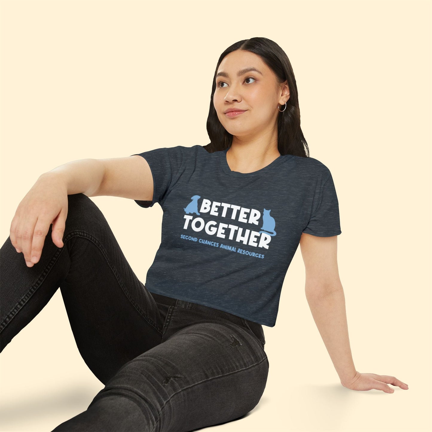 Better Together | FUNDRAISER for SCAR | Women's Festival Crop Top - Detezi Designs - 24969199816271526034