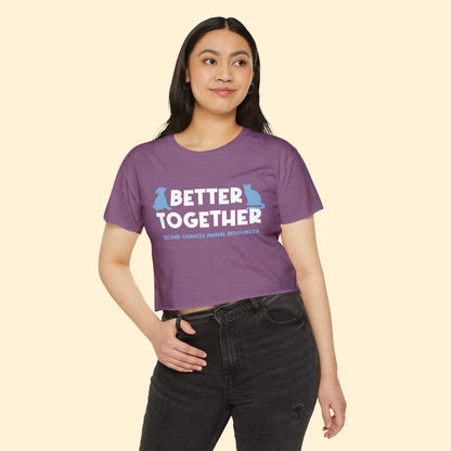 Better Together | FUNDRAISER for SCAR | Women's Festival Crop Top - Detezi Designs - 28972857551382426457