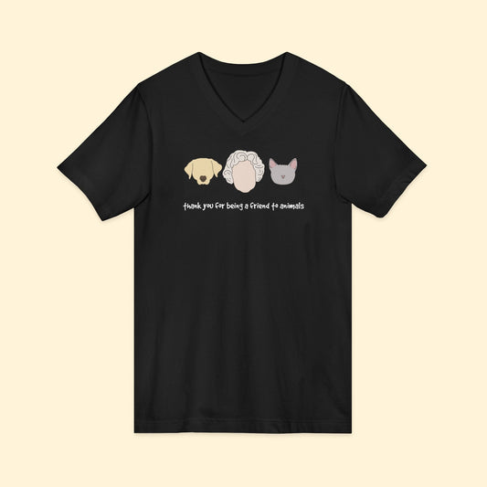 BettyWhiteChallenge | Unisex V - Neck Tee - Detezi Designs - 33369578283003115540