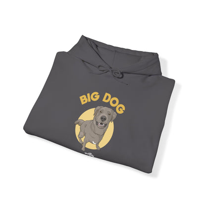 Big Dog With Big Feelings | Hooded Sweatshirt - Detezi Designs-14789151784687282814