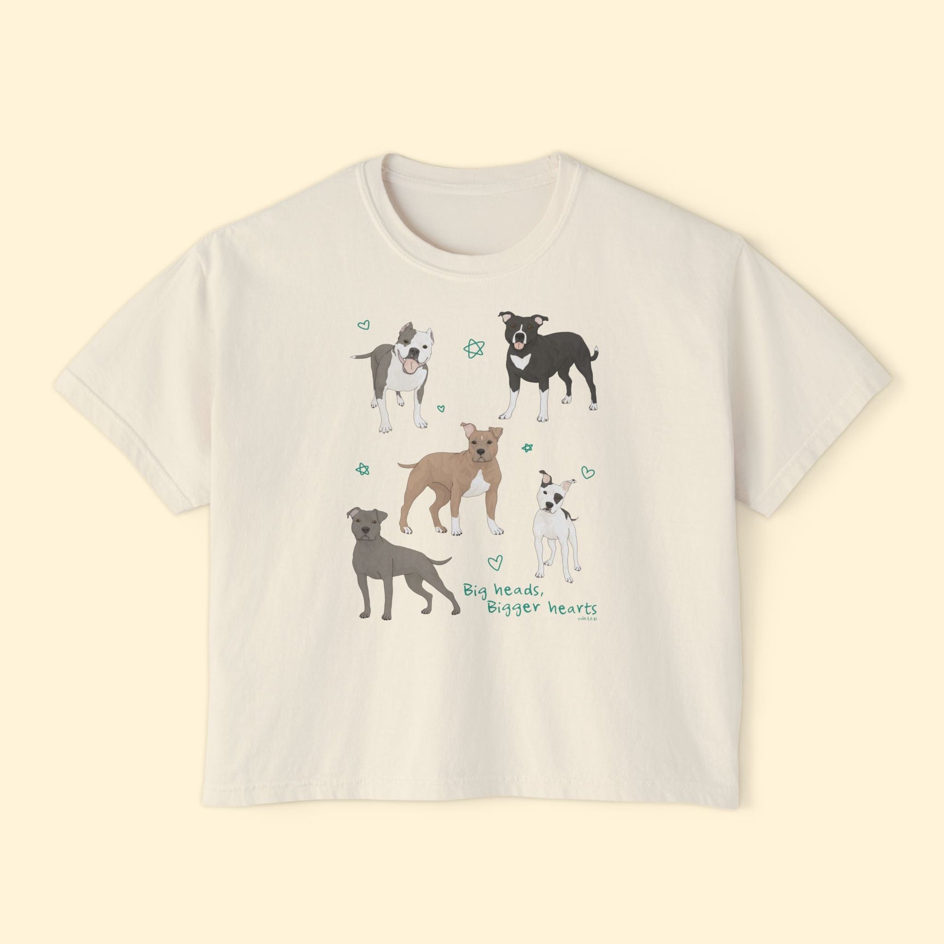 Big Heads, Bigger Hearts | Comfort Colors Boxy Tee - Detezi Designs - 18110827964643394408