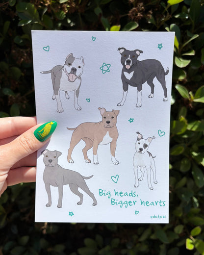 Big Heads, Bigger Hearts | Giclée Fine Art Print - Detezi Designs - 