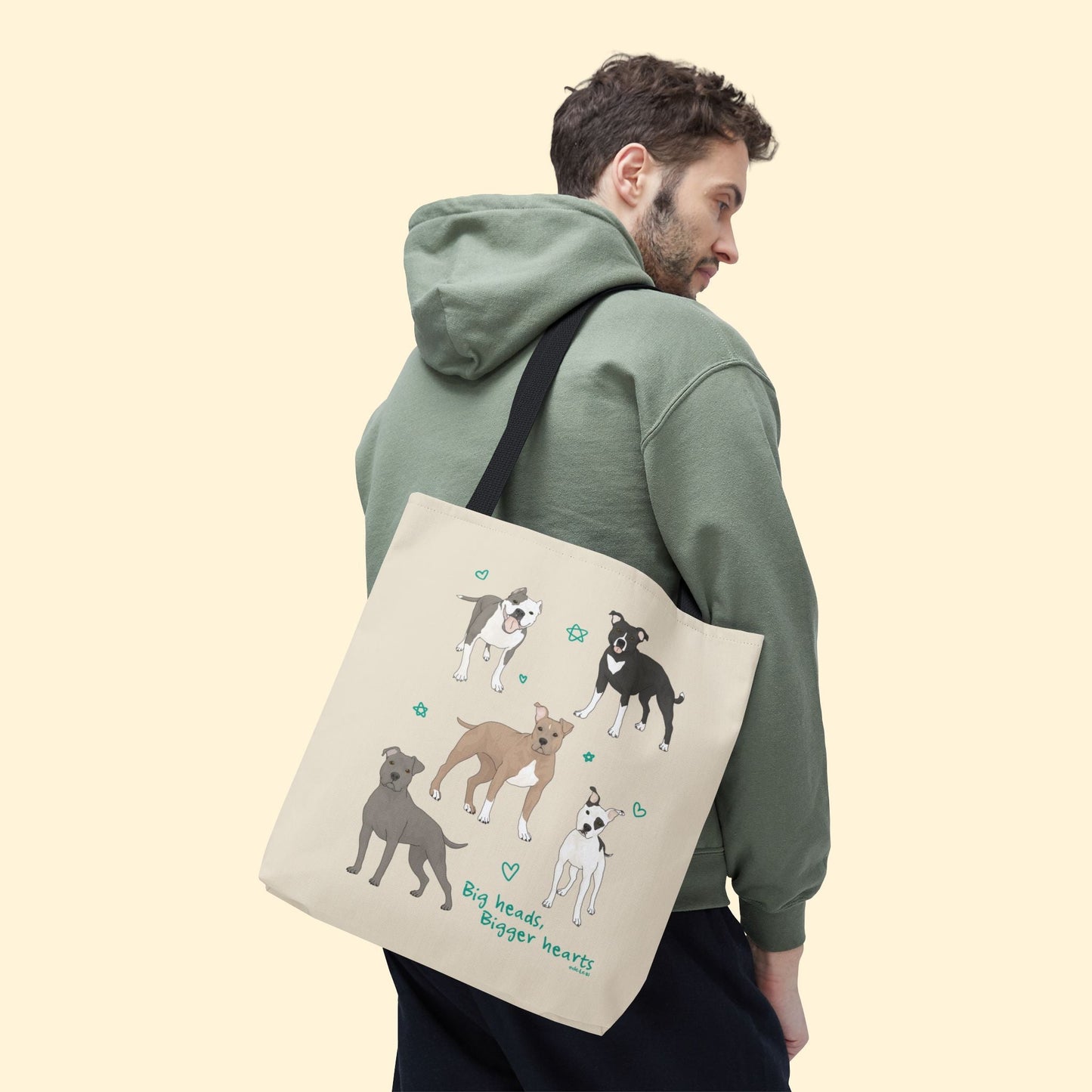 Big Heads, Bigger Hearts | Tote Bag - Detezi Designs - 25429670981255442685