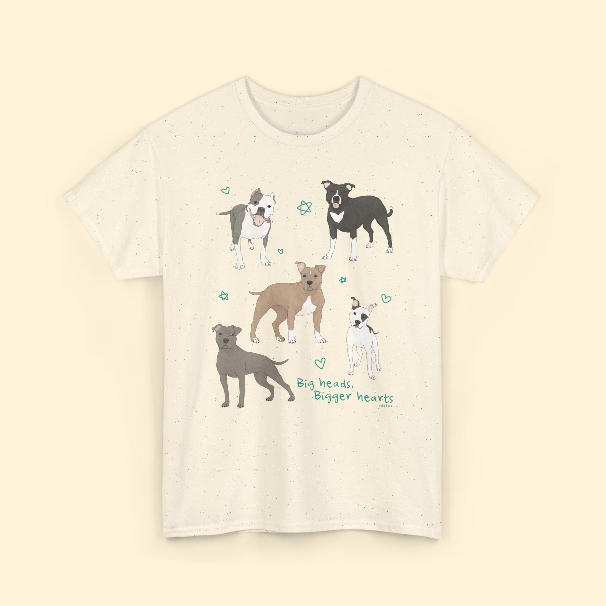 Big Heads, Bigger Hearts | Unisex T-shirt - Detezi Designs - 97752908523858380156