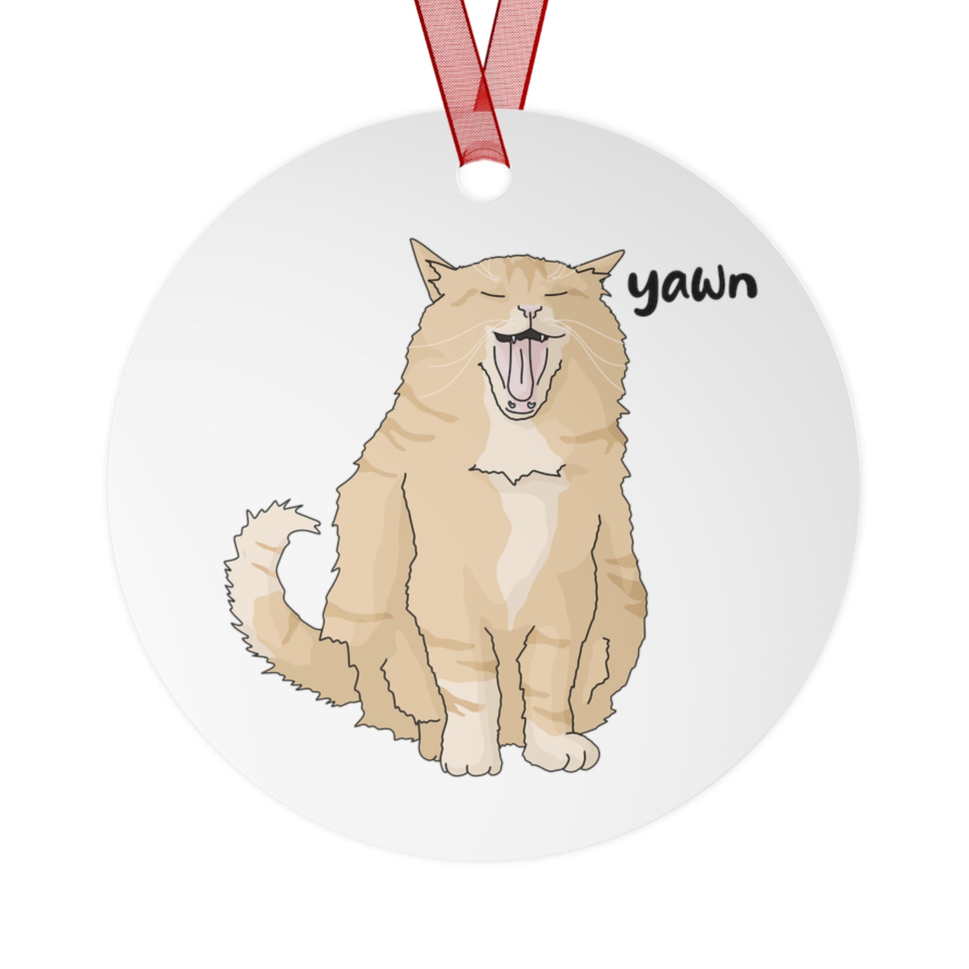 Big Yawn | Holiday Ornament - Detezi Designs - 31364339231139254914