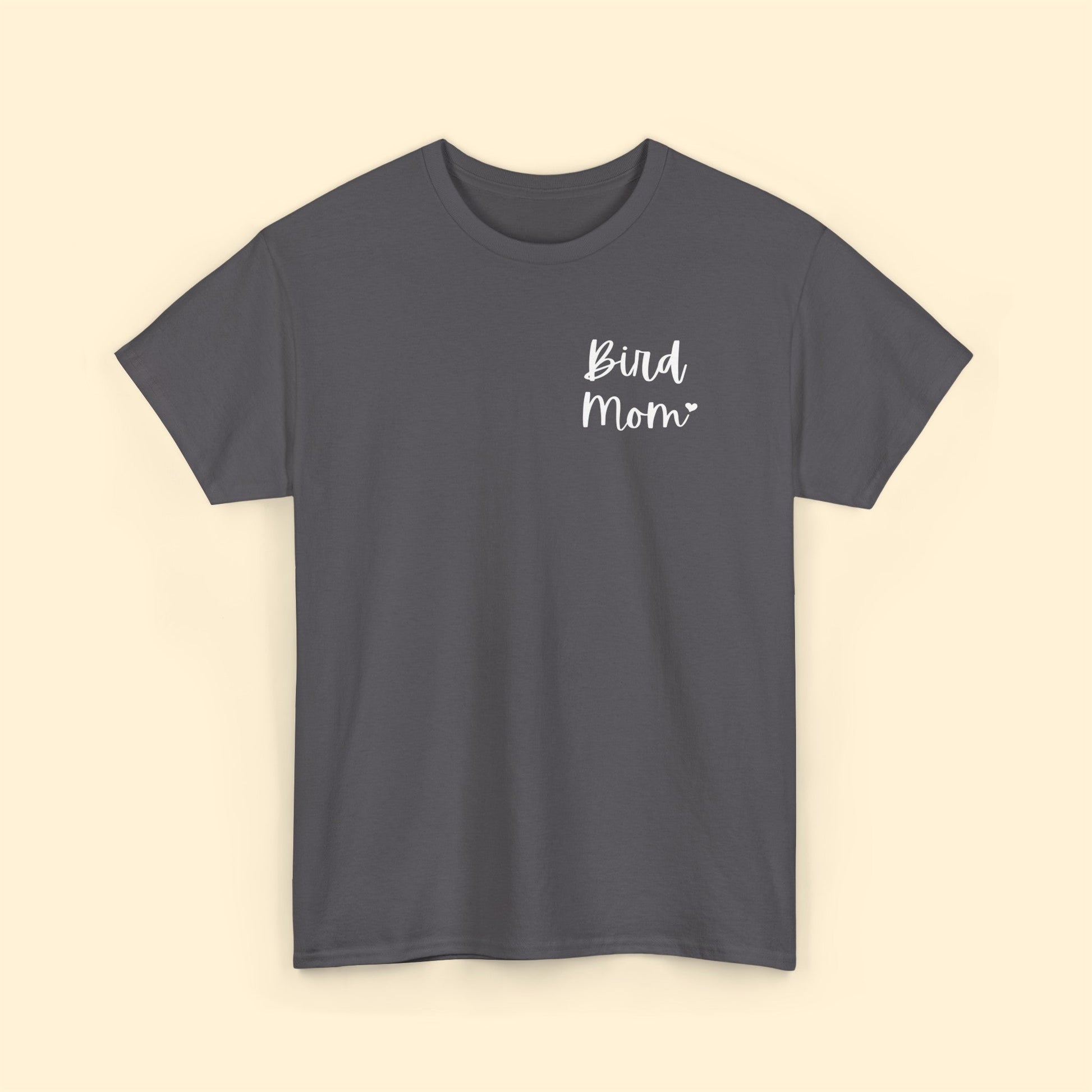 Bird Mom | Pocket Print | Unisex T-shirt - Detezi Designs-32281886447458042056