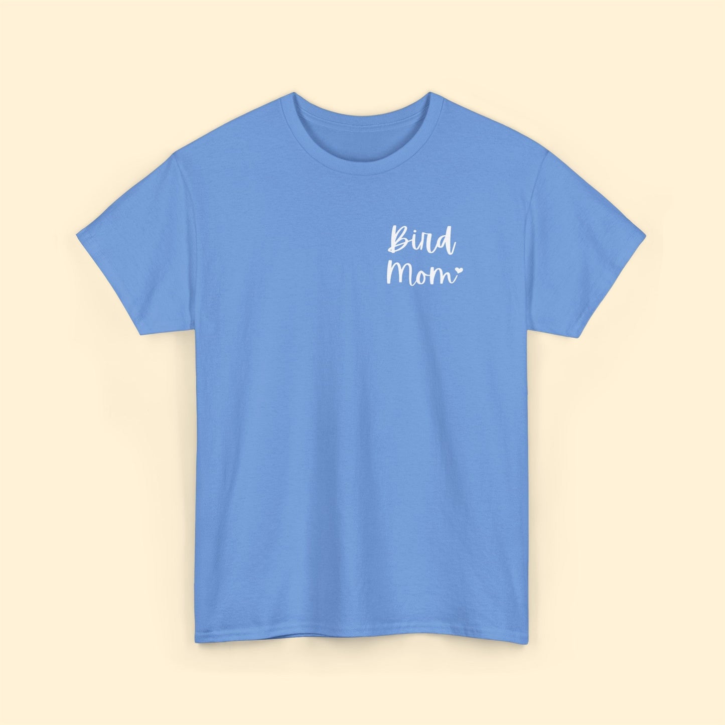 Bird Mom | Pocket Print | Unisex T-shirt - Detezi Designs-61782046939909548994