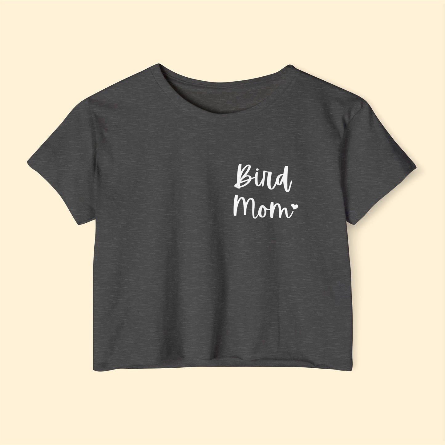 Bird Mom | Pocket Print | Women's Festival Crop Top - Detezi Designs-32003815755082315847