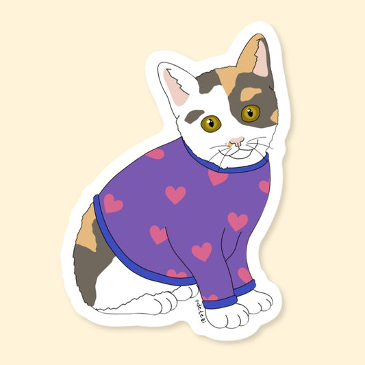 Bisexual Kitten | Vinyl Sticker - Detezi Designs-
