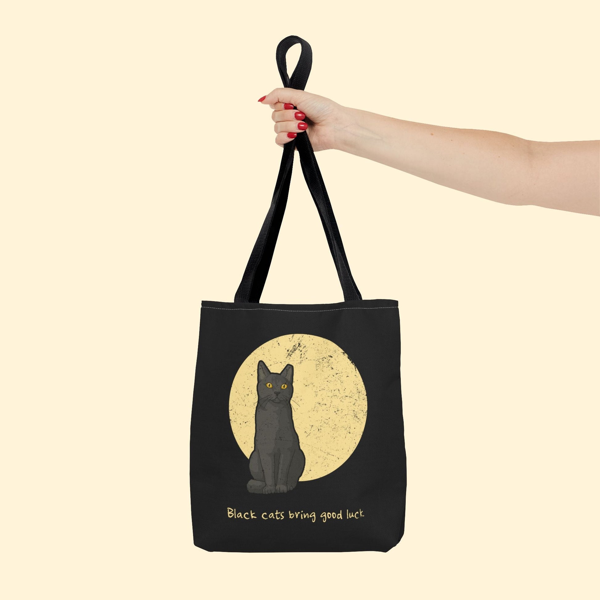 Black Cats Bring Good Luck | Tote Bag - Detezi Designs - 32389212753184224343