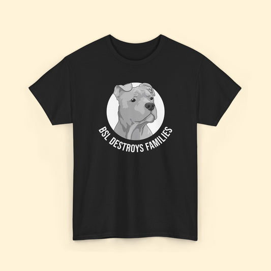BSL Destroys Families | T-shirt - Detezi Designs - 21857385828587980816