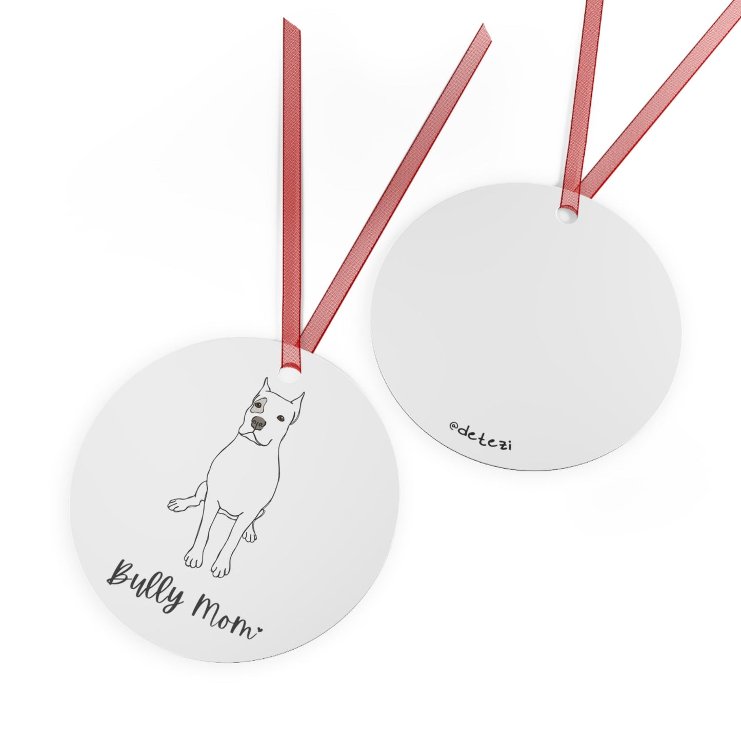 Bully Mom | Holiday Ornament - Detezi Designs - 17335833944287487282