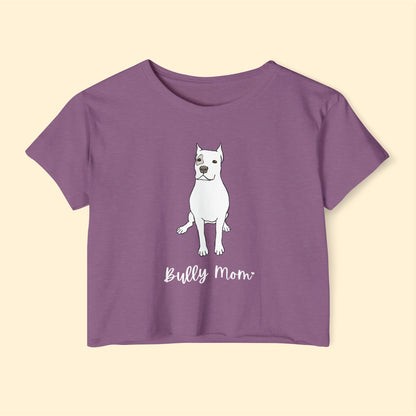 Bully Mom | Pocket Print | Women's Festival Crop Top - Detezi Designs-12781130069389260353