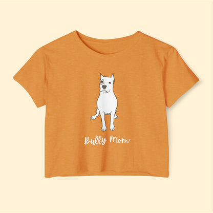 Bully Mom | Pocket Print | Women's Festival Crop Top - Detezi Designs-20791904696156282031