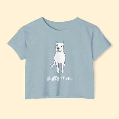 Bully Mom | Pocket Print | Women's Festival Crop Top - Detezi Designs-29959875002794903892