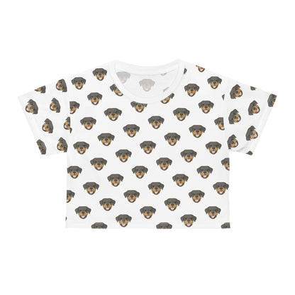 Rottweiler Faces | Crop Tee