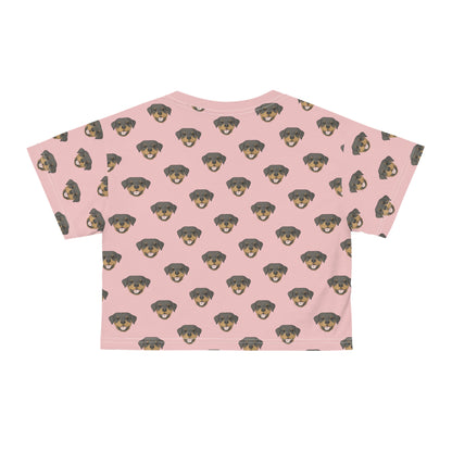 Rottweiler Faces | Crop Tee