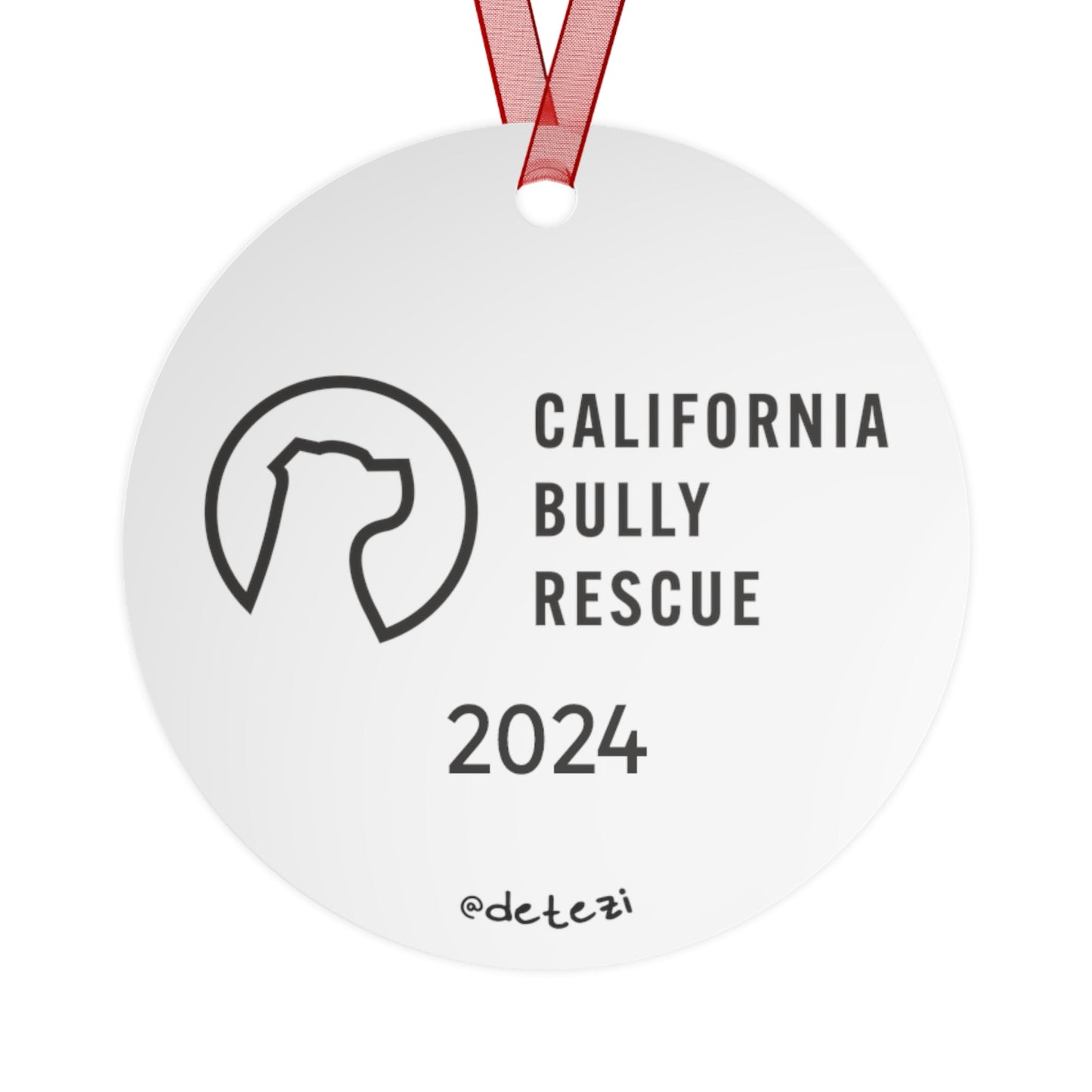 California Bully Rescue | FUNDRAISER | 2024 Holiday Ornament - Detezi Designs - 33345830025062482310