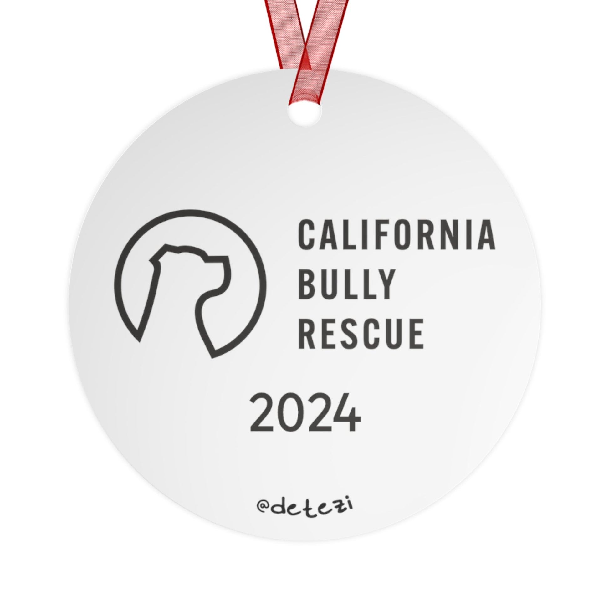 California Bully Rescue | FUNDRAISER | 2024 Holiday Ornament - Detezi Designs - 33345830025062482310