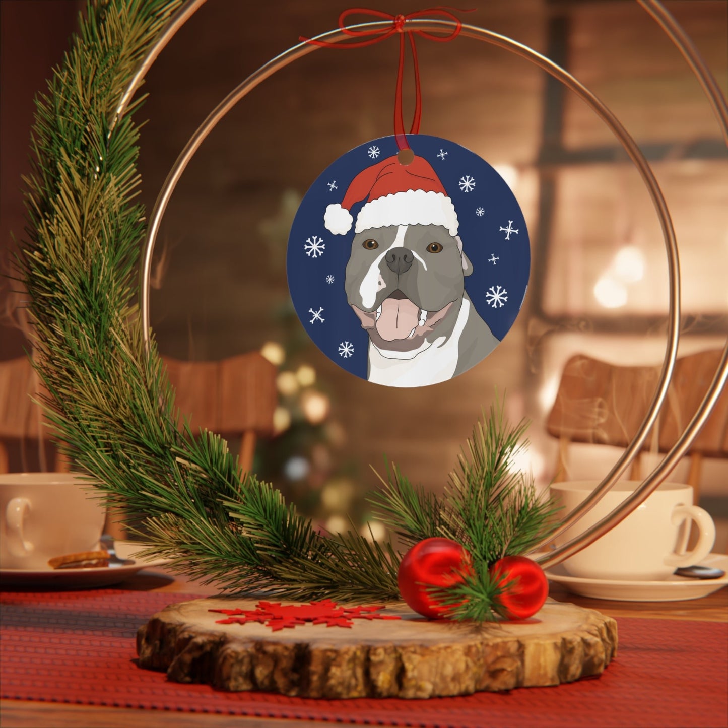 California Bully Rescue | FUNDRAISER | 2024 Holiday Ornament - Detezi Designs - 33345830025062482310