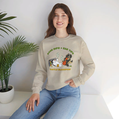 Castle Blackpaw | FUNDRAISER | Crewneck Sweatshirt - Detezi Designs - 18370541943404990916