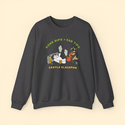 Castle Blackpaw | FUNDRAISER | Crewneck Sweatshirt - Detezi Designs - 18370541943404990916