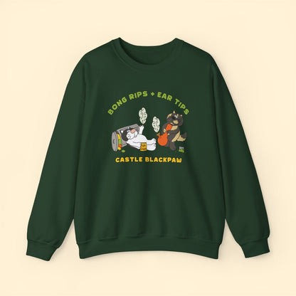 Castle Blackpaw | FUNDRAISER | Crewneck Sweatshirt - Detezi Designs - 24235883210156989881